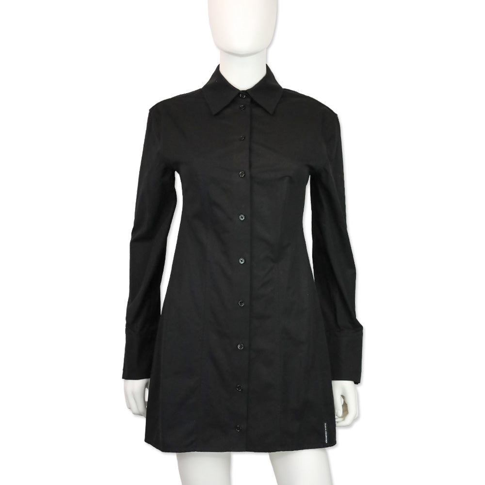 Alexander Wang Black Mini Shirtdress