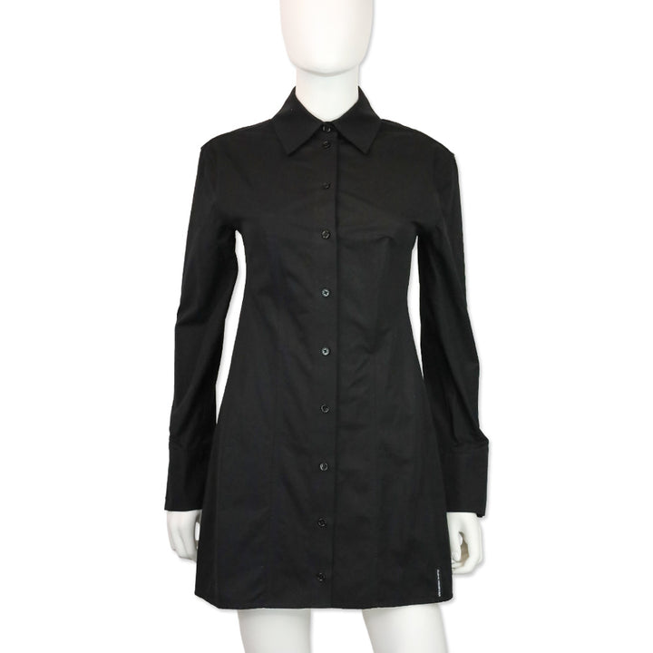 Alexander Wang Black Mini Shirtdress