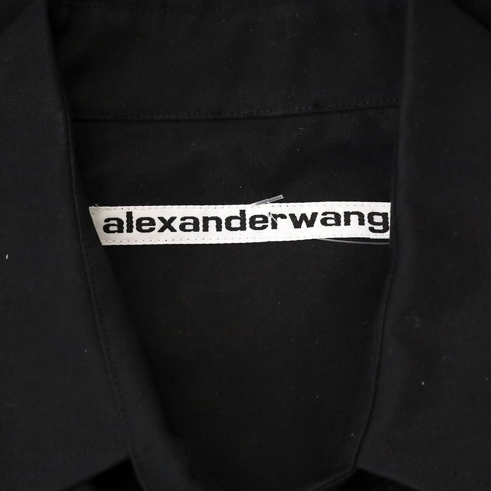 Alexander Wang Black Mini Shirtdress