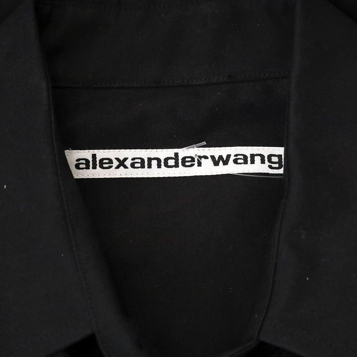 Alexander Wang Black Mini Shirtdress