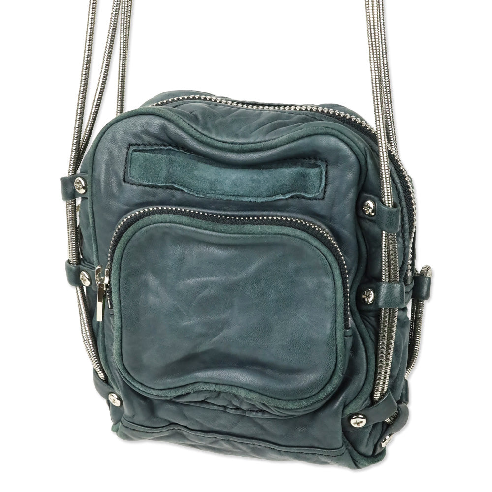 Alexander Wang Gray Lambskin Brenda Camera Bag