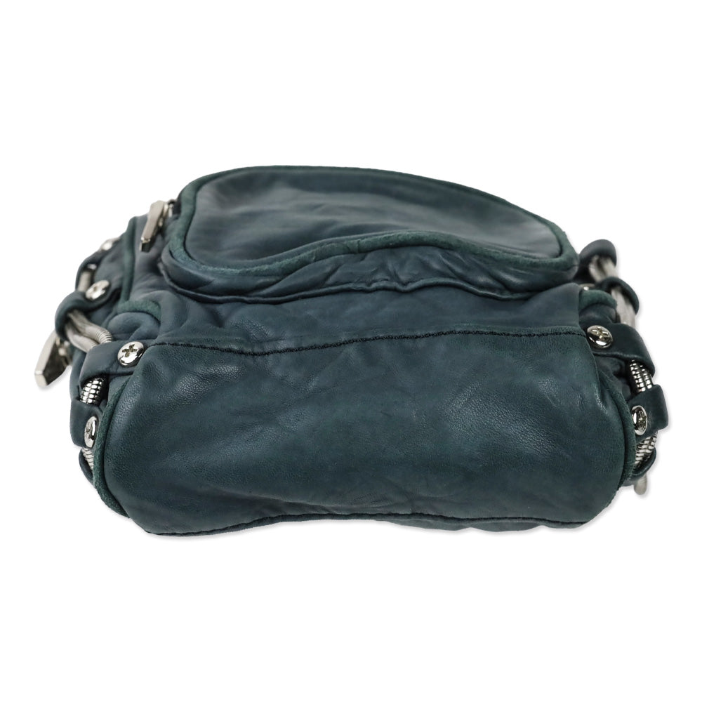 Alexander Wang Gray Lambskin Brenda Camera Bag