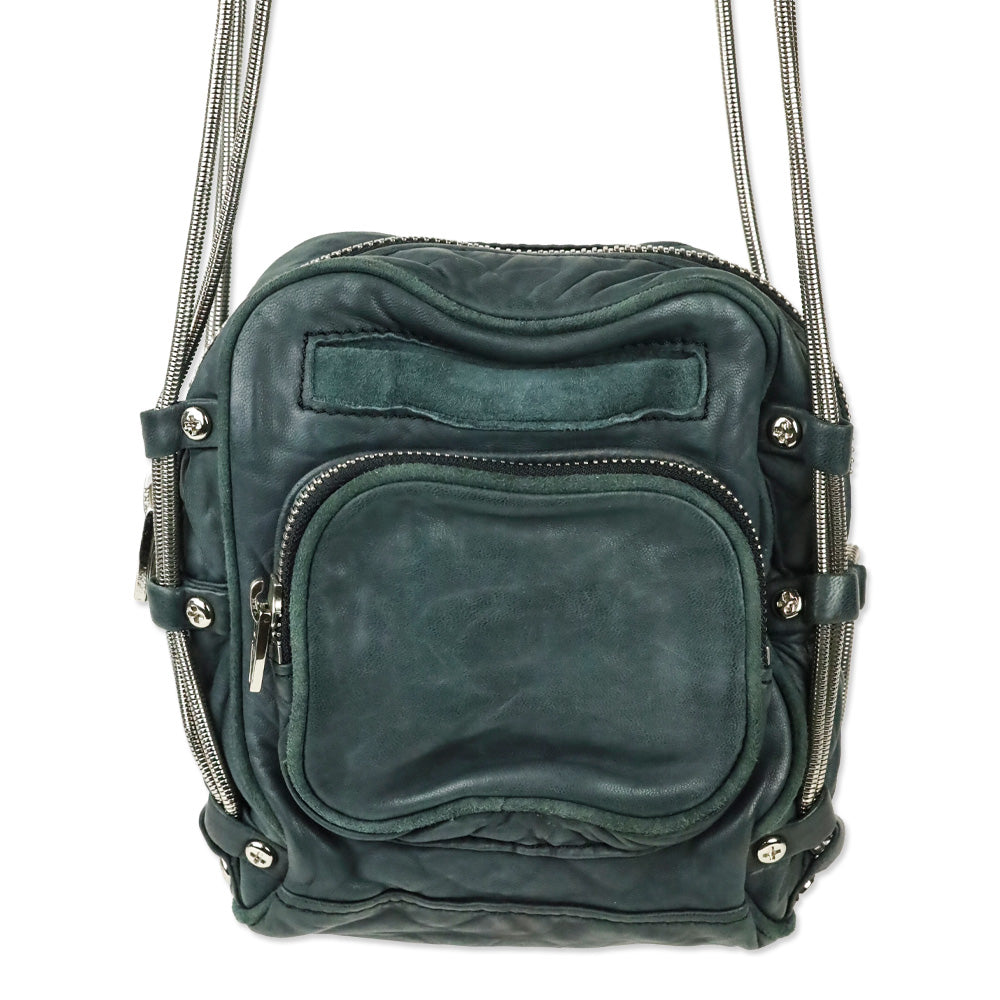 Alexander Wang Gray Lambskin Brenda Camera Bag