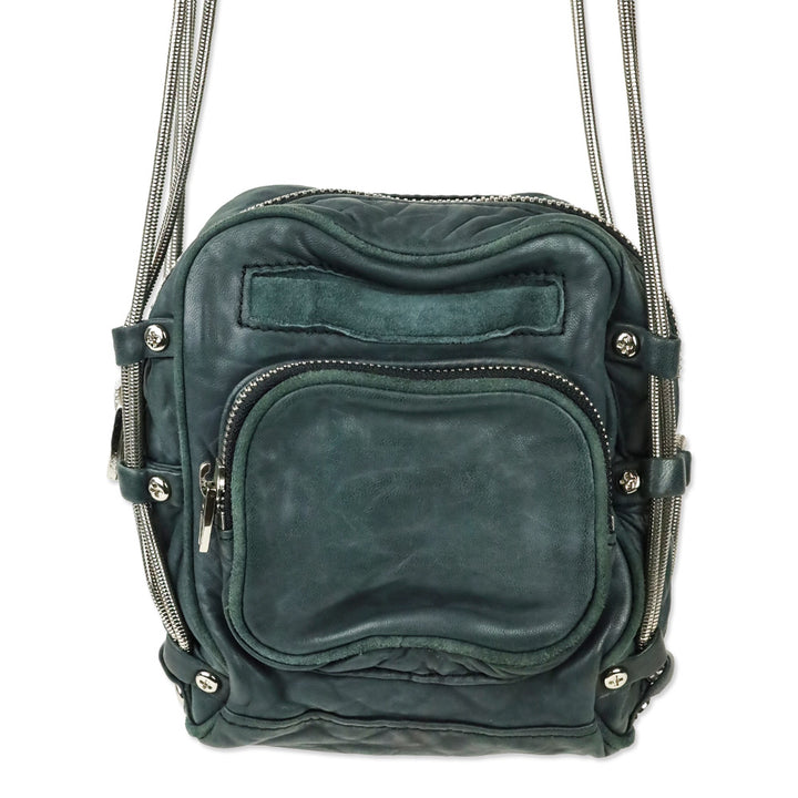 Alexander Wang Gray Lambskin Brenda Camera Bag
