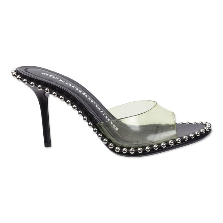 Alexander Wang Nova 95 PVC Studded Sandal Mules