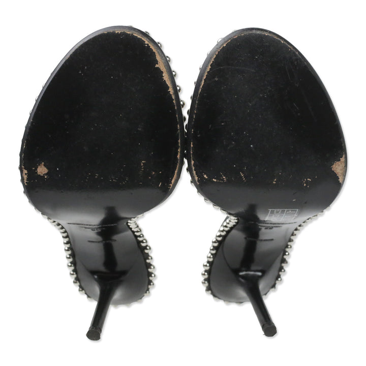 Alexander Wang Nova 95 PVC Studded Sandal Mules