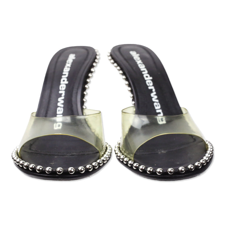 Alexander Wang Nova 95 PVC Studded Sandal Mules