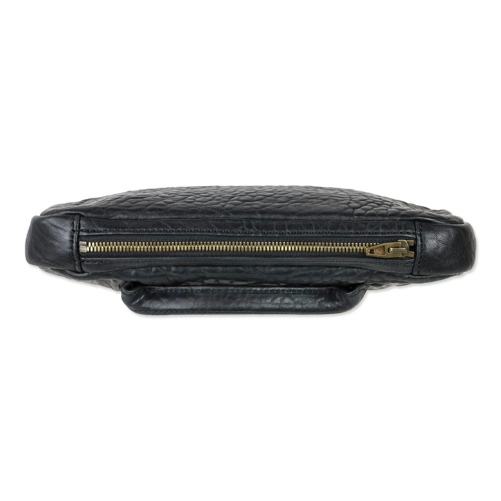 Alexander Want Black Dumbo Leather Clutch
