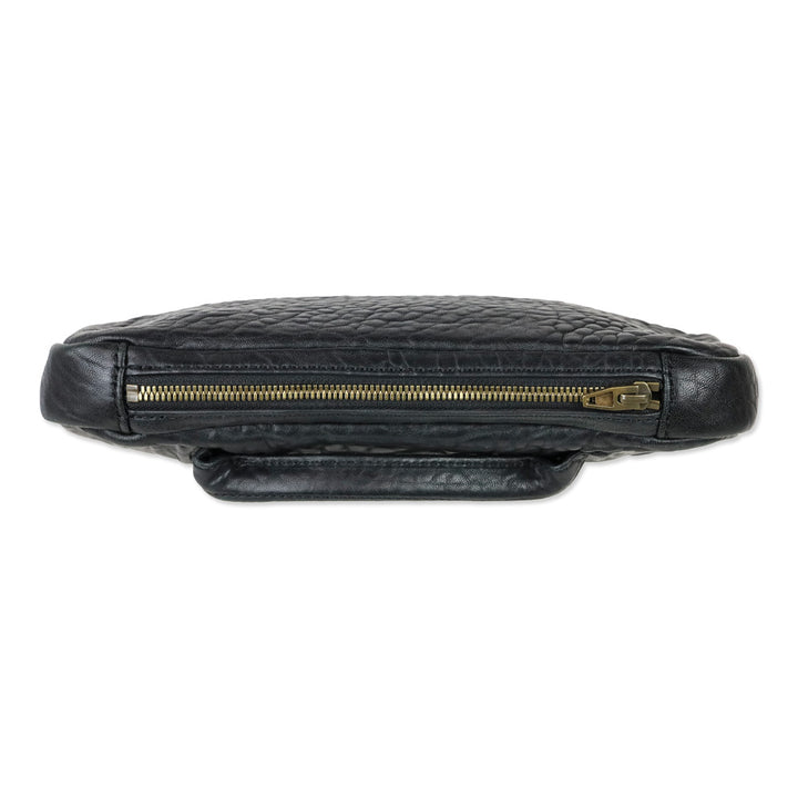Alexander Want Black Dumbo Leather Clutch
