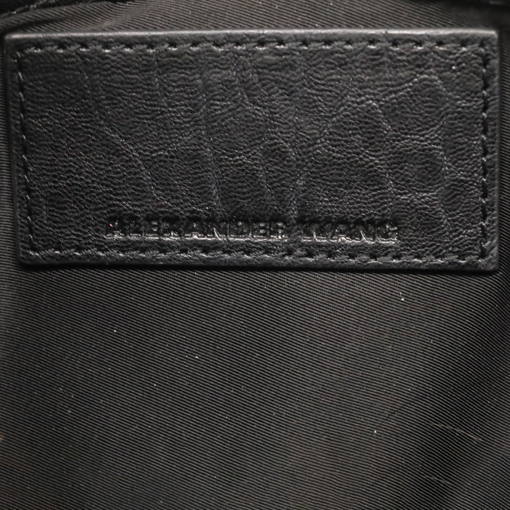 Alexander Want Black Dumbo Leather Clutch