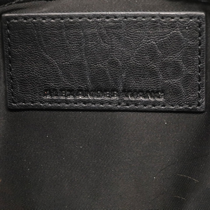 Alexander Want Black Dumbo Leather Clutch