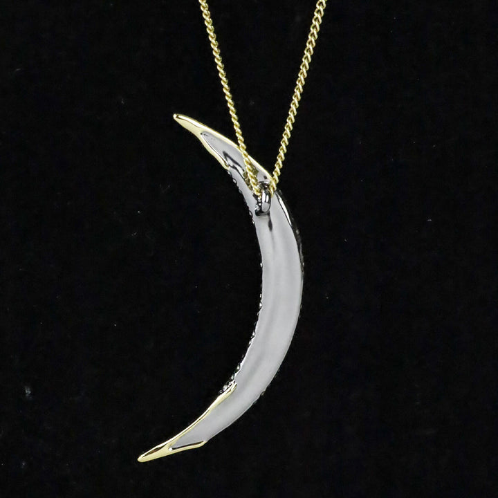 Alexis Bittar Solanales Crystal & 14k Gold-Plated Crescent Pendant Necklace