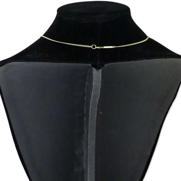 Alexis Bittar Solanales Crystal & 14k Gold-Plated Crescent Pendant Necklace