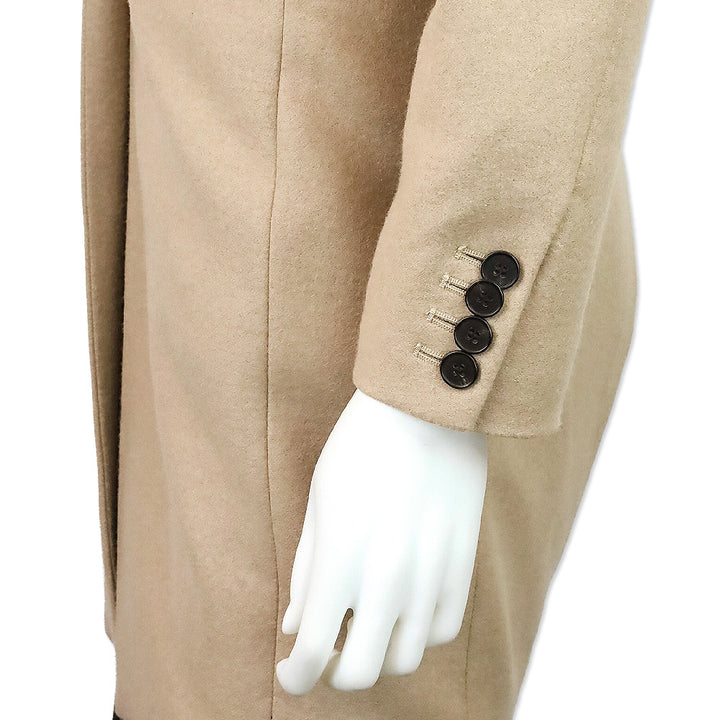 AllSaints Camel Wool Blend Lyla Italian Cloth Coat