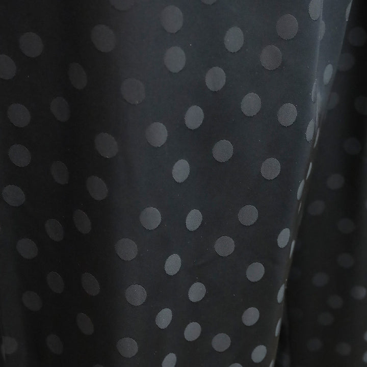 Anine Bing Black Dot Jacquard Satin Elain Pant