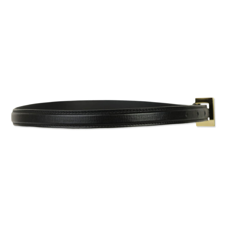 Anine Bing Black With Gold Nikola Belt