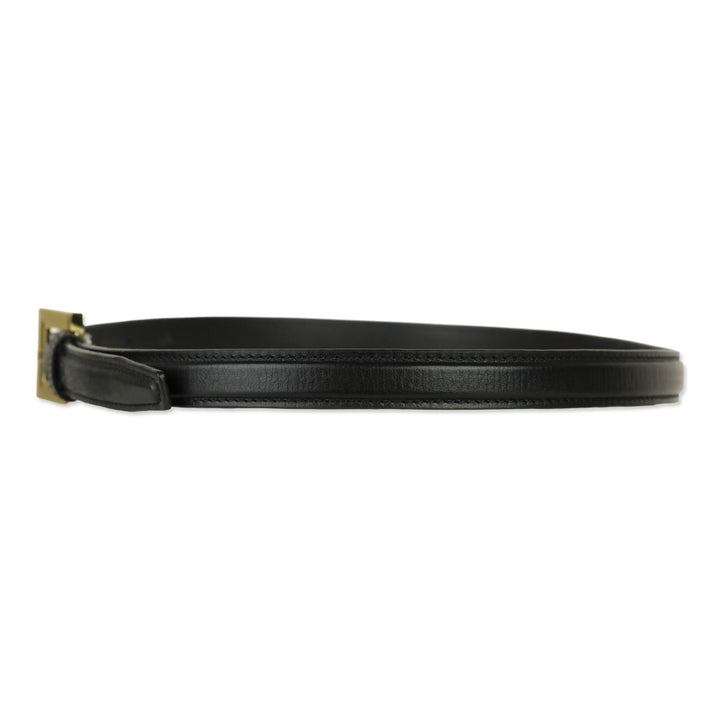 Anine Bing Black With Gold Nikola Belt