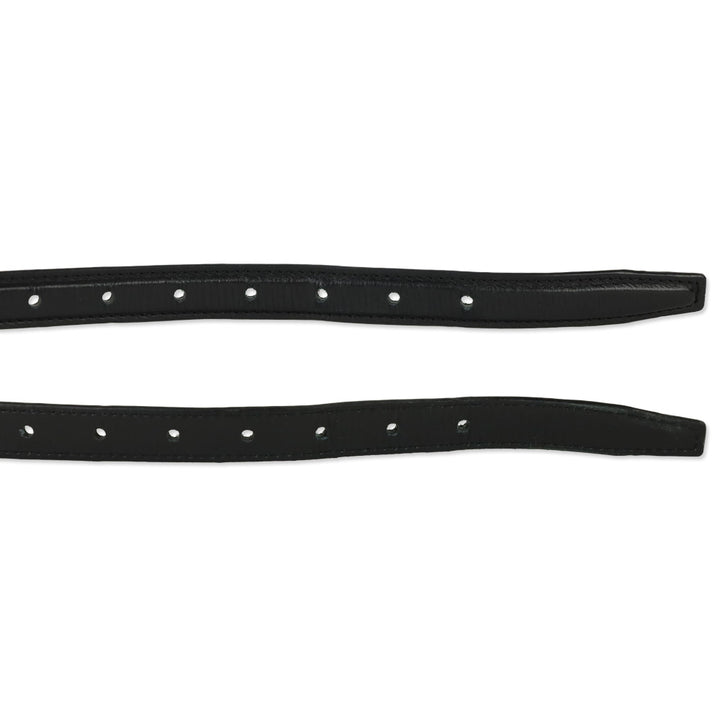 Anine Bing Black With Gold Nikola Belt