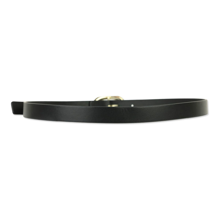 Anine Bing Black With Gold Small Signature Link Belt