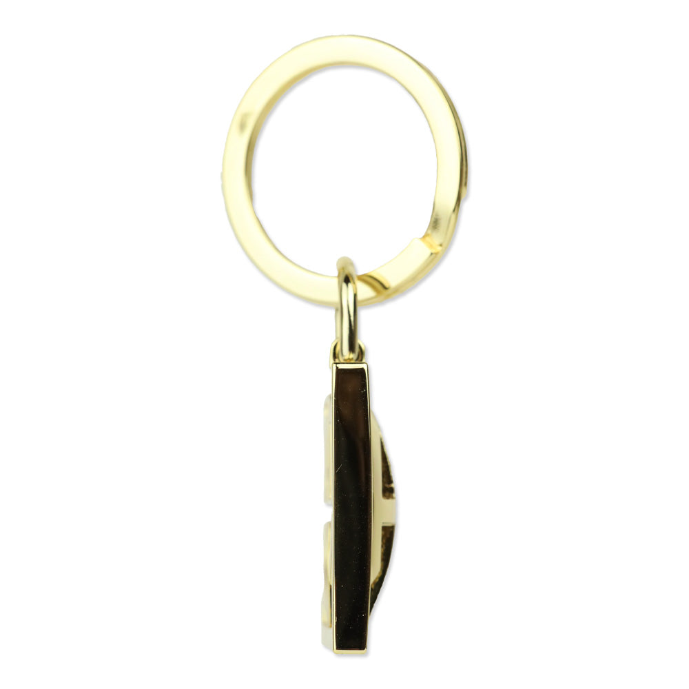 Anine Bing Gold Logo Keychain