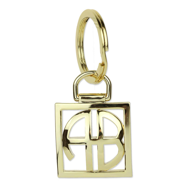 Anine Bing Gold Logo Keychain