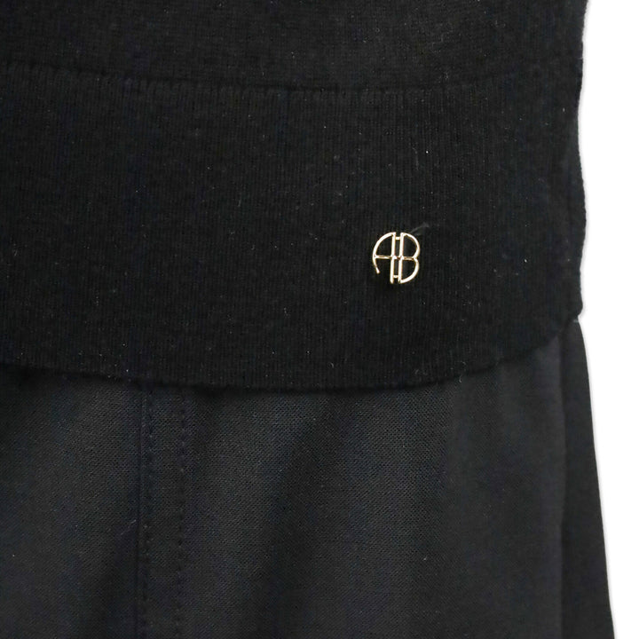 Anine Bing Merino Wool and Cashmere-Blend Moni Polo Sweater