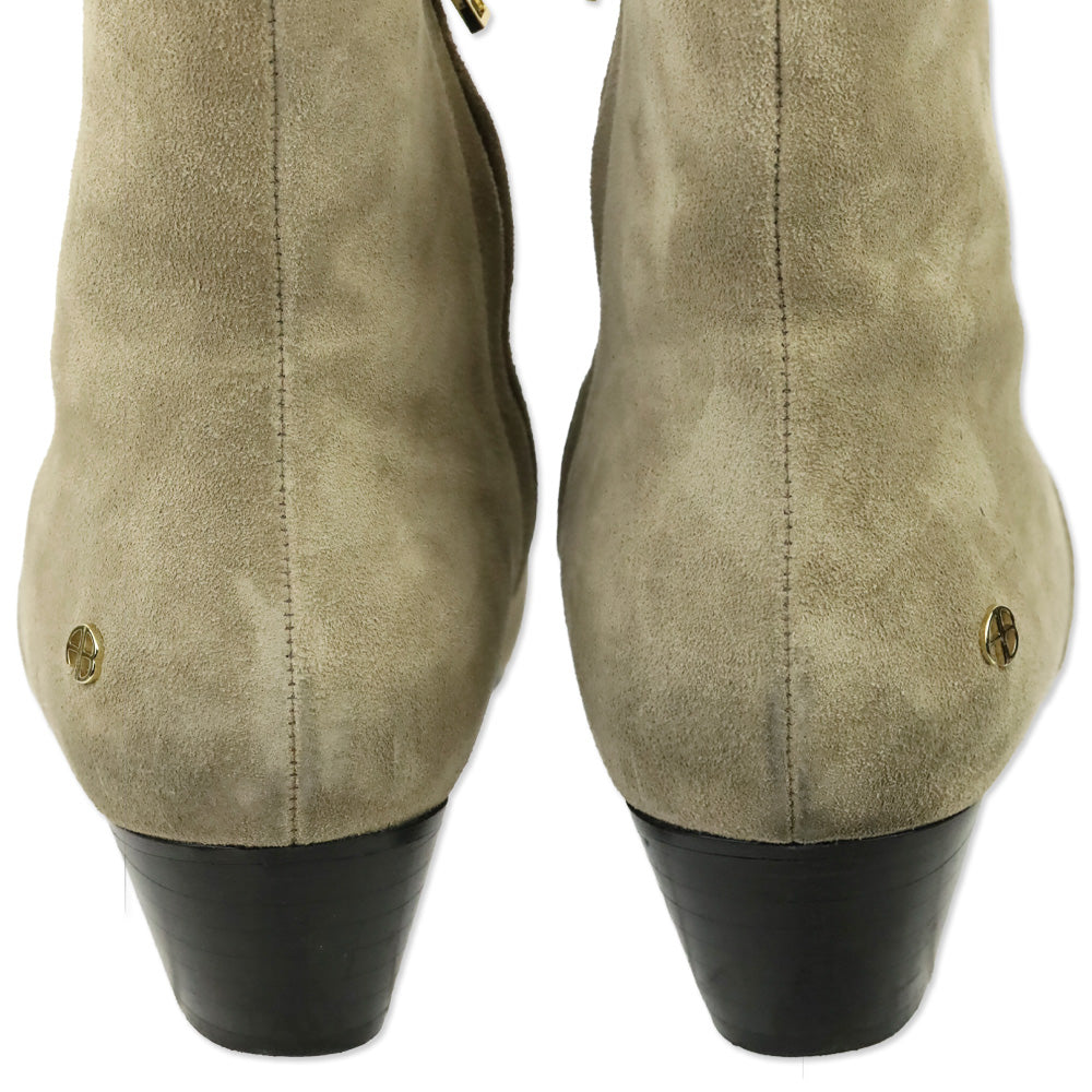 Anine Bing Sand Suede Freya Flat Boots
