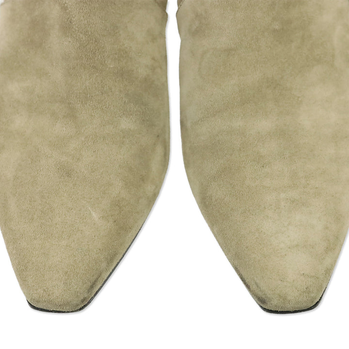 Anine Bing Sand Suede Freya Flat Boots