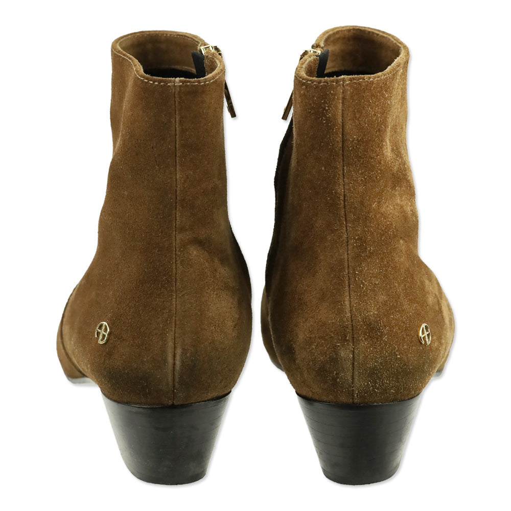 Anine Bing Tobacco Suede Freya Flat Boots