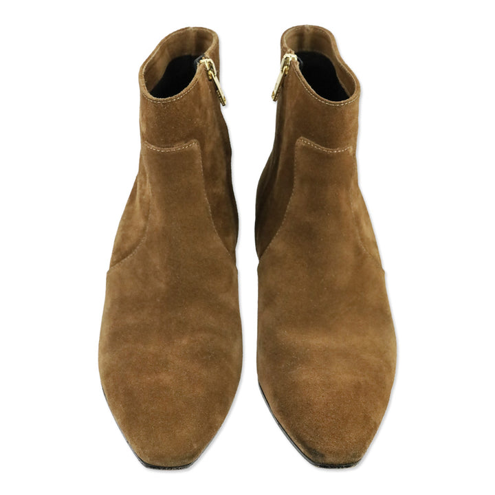 Anine Bing Tobacco Suede Freya Flat Boots