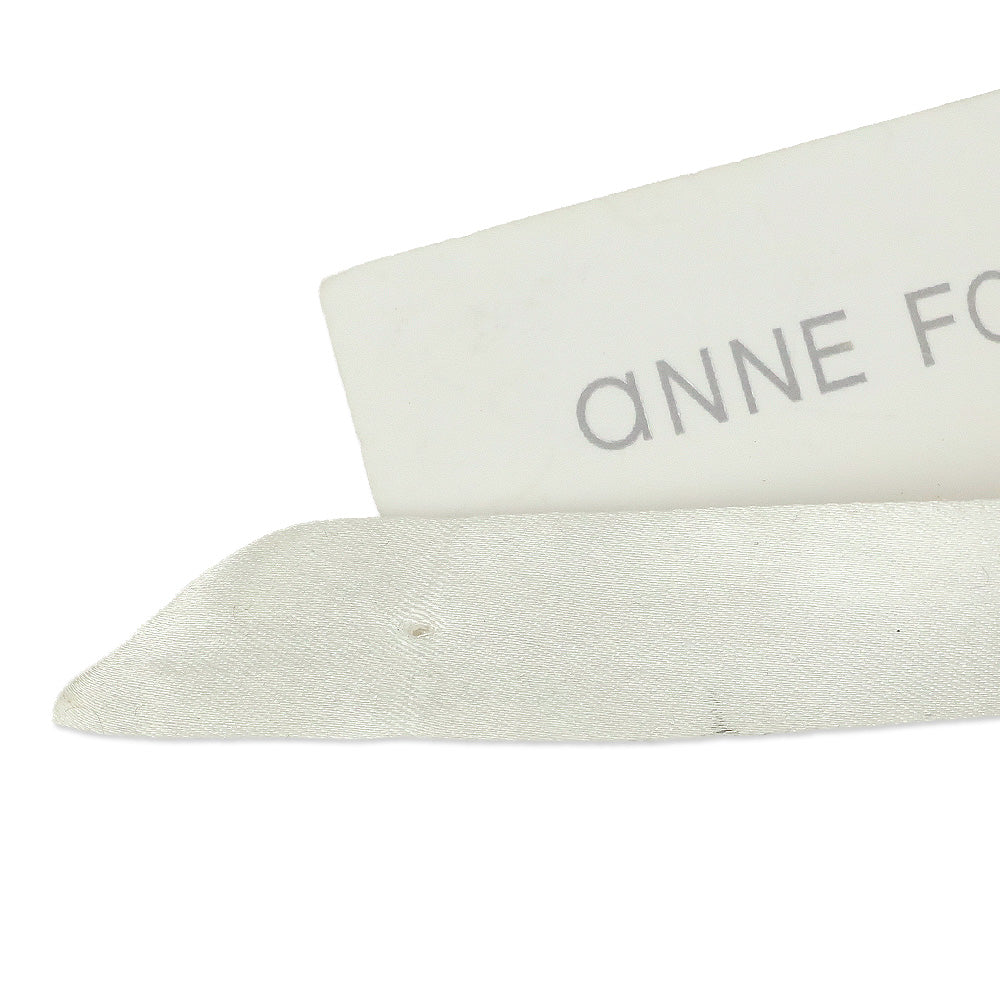 Anne Fontaine Vitoria Black/White Floral Tie Collar Necklace