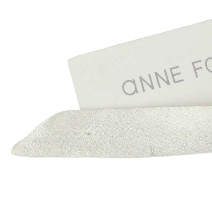 Anne Fontaine Vitoria Black/White Floral Tie Collar Necklace