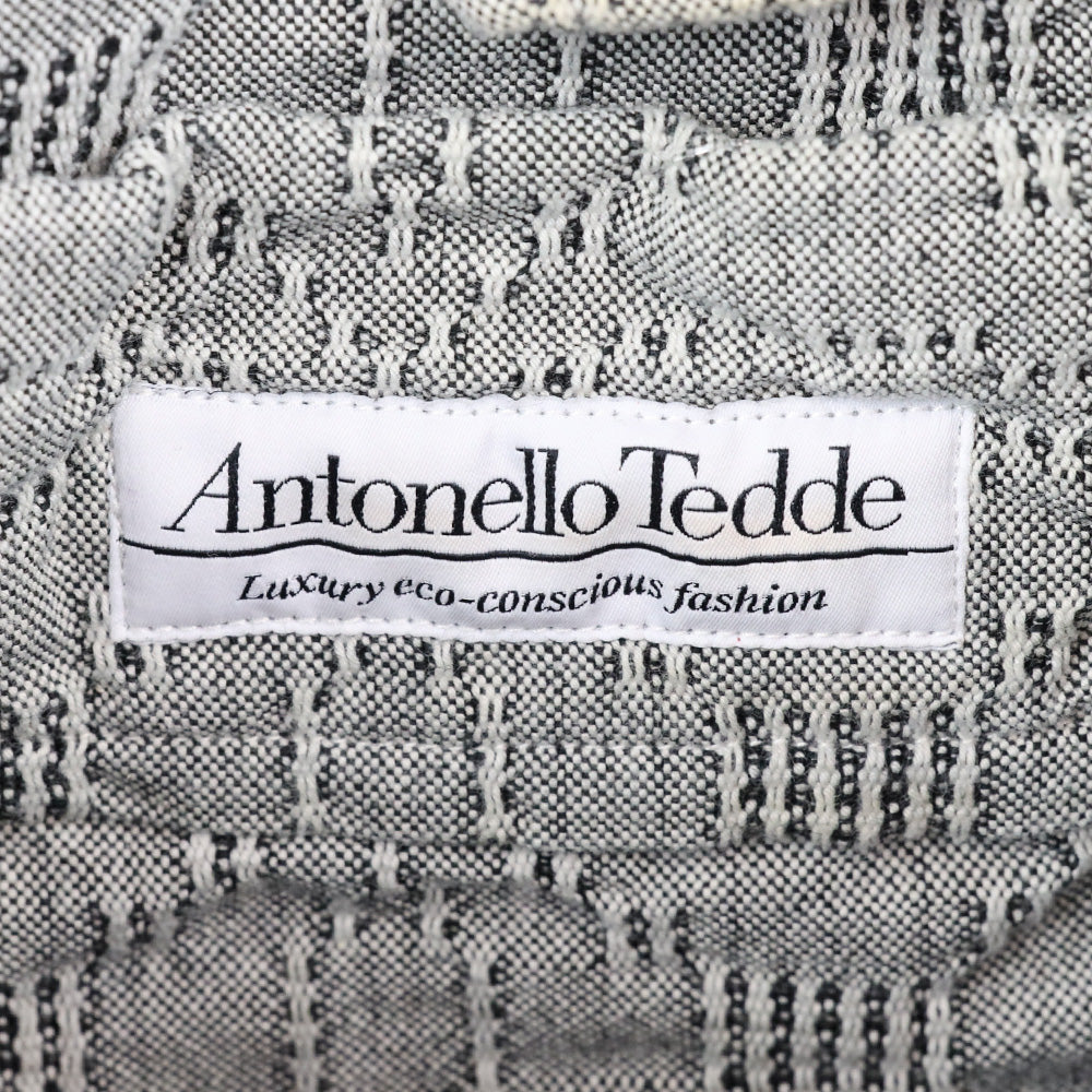 Antonello Tesse Telti Chelu Black/Grey/White Woven Tote