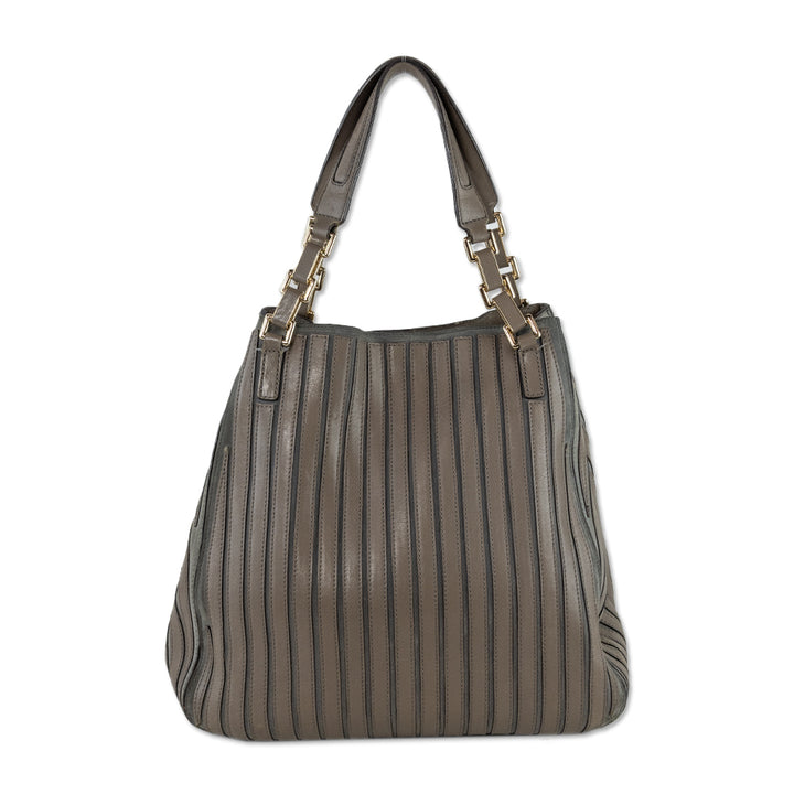 Anya Hindmarch Belvedere Grey Leather Tote