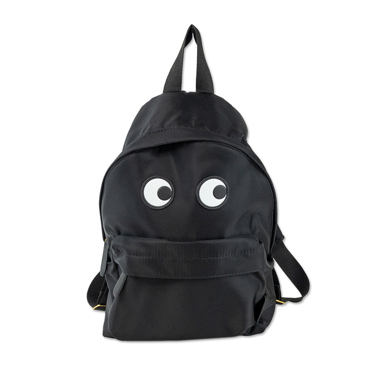 Anya Hindmarch Black Nylon Eye Patch Backpack