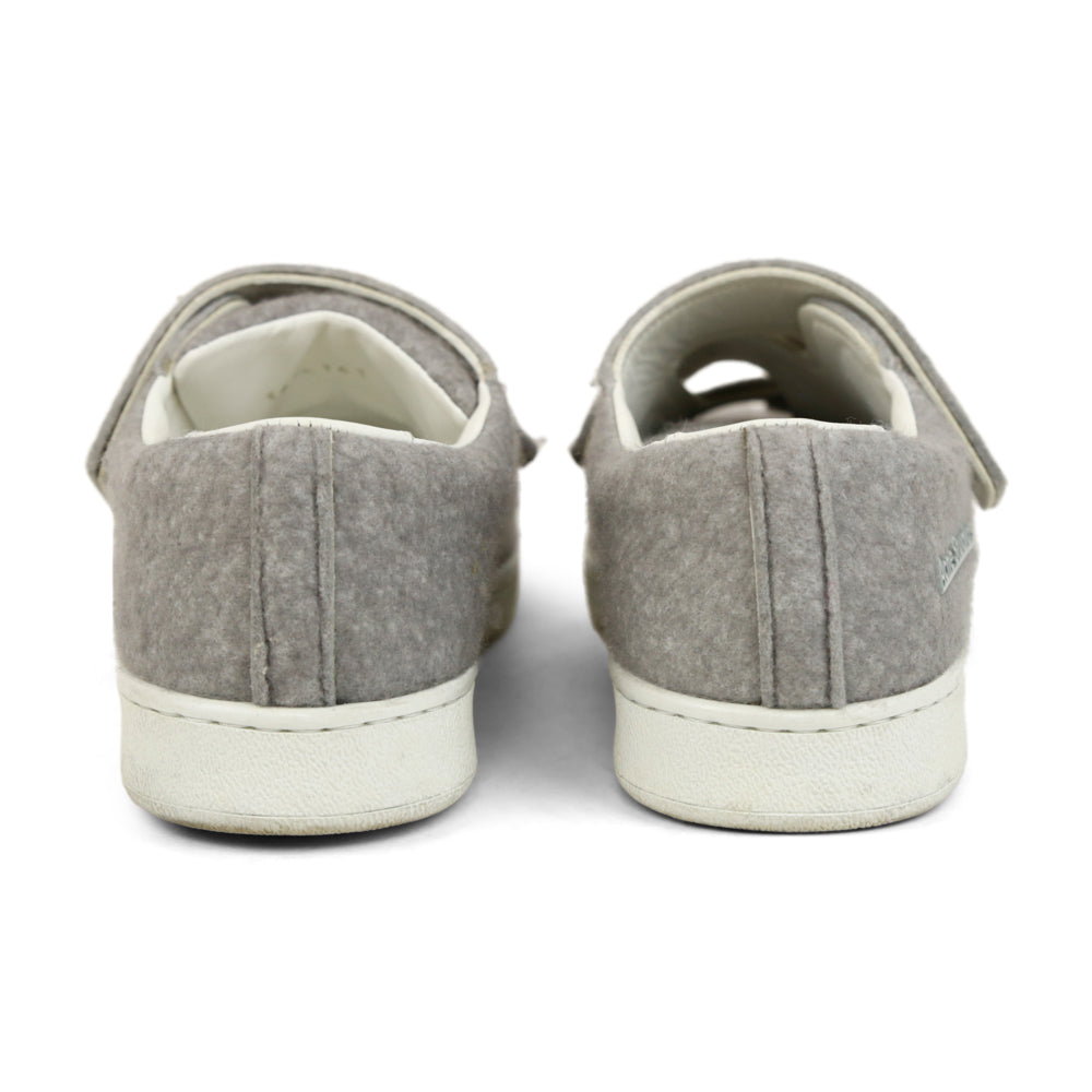 Acne Studios Gray Wool Velcro Strap Sneakers