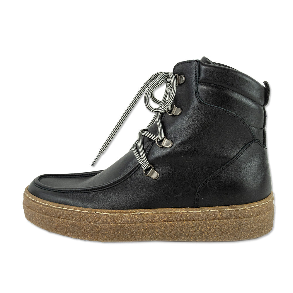 Aquatalia Taelyn Weatherproof Black Leather Boots