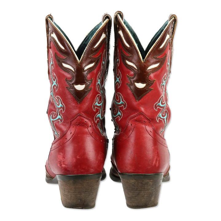 Ariat Brown/Red Wichita Mesa Leather Cowboy Boots