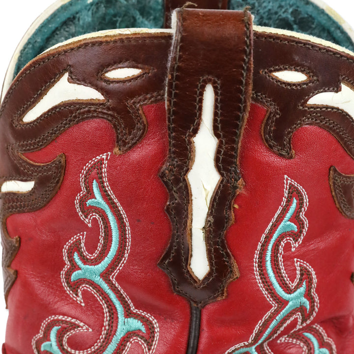 Ariat Brown/Red Wichita Mesa Leather Cowboy Boots