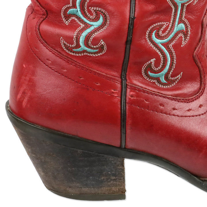 Ariat Brown/Red Wichita Mesa Leather Cowboy Boots
