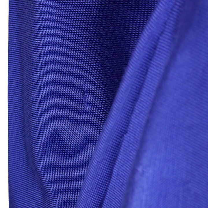 Armani Collezioni Royal Blue Knit Peplum Zip Up Jacket