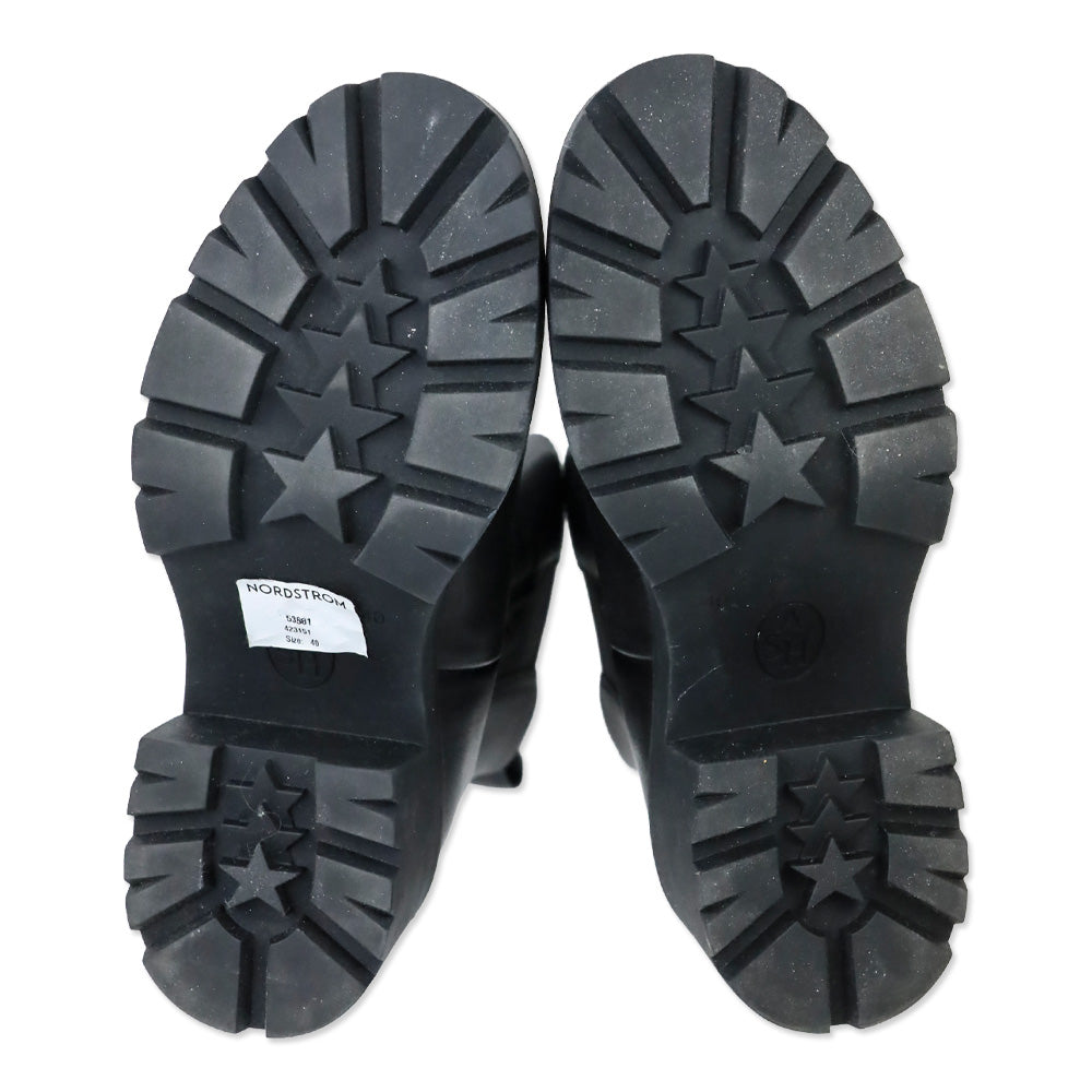 Ash Nile Black Leather Platform Chelsea Boot