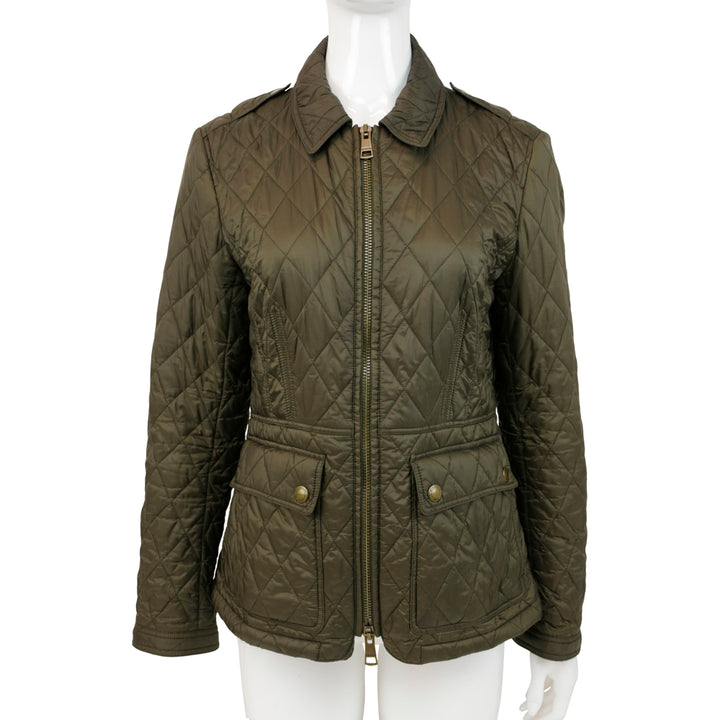 Burberry Brit Olive Quilted Jacket