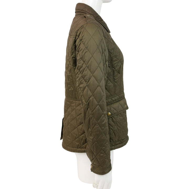 Burberry Brit Olive Quilted Jacket