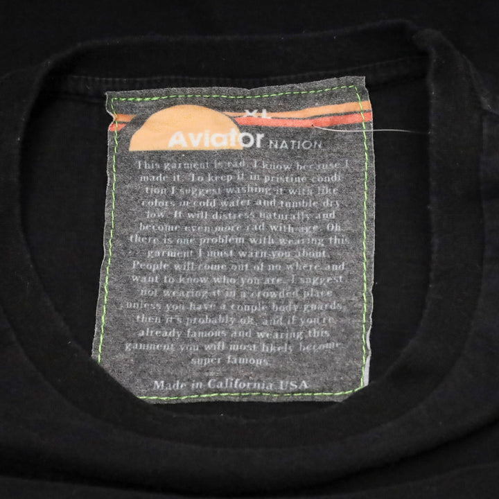 Aviator Nation Black Signature Venice California Tee