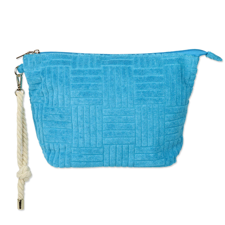 BETTE Los Angeles Azure Blue Terry Waterproof Pouch