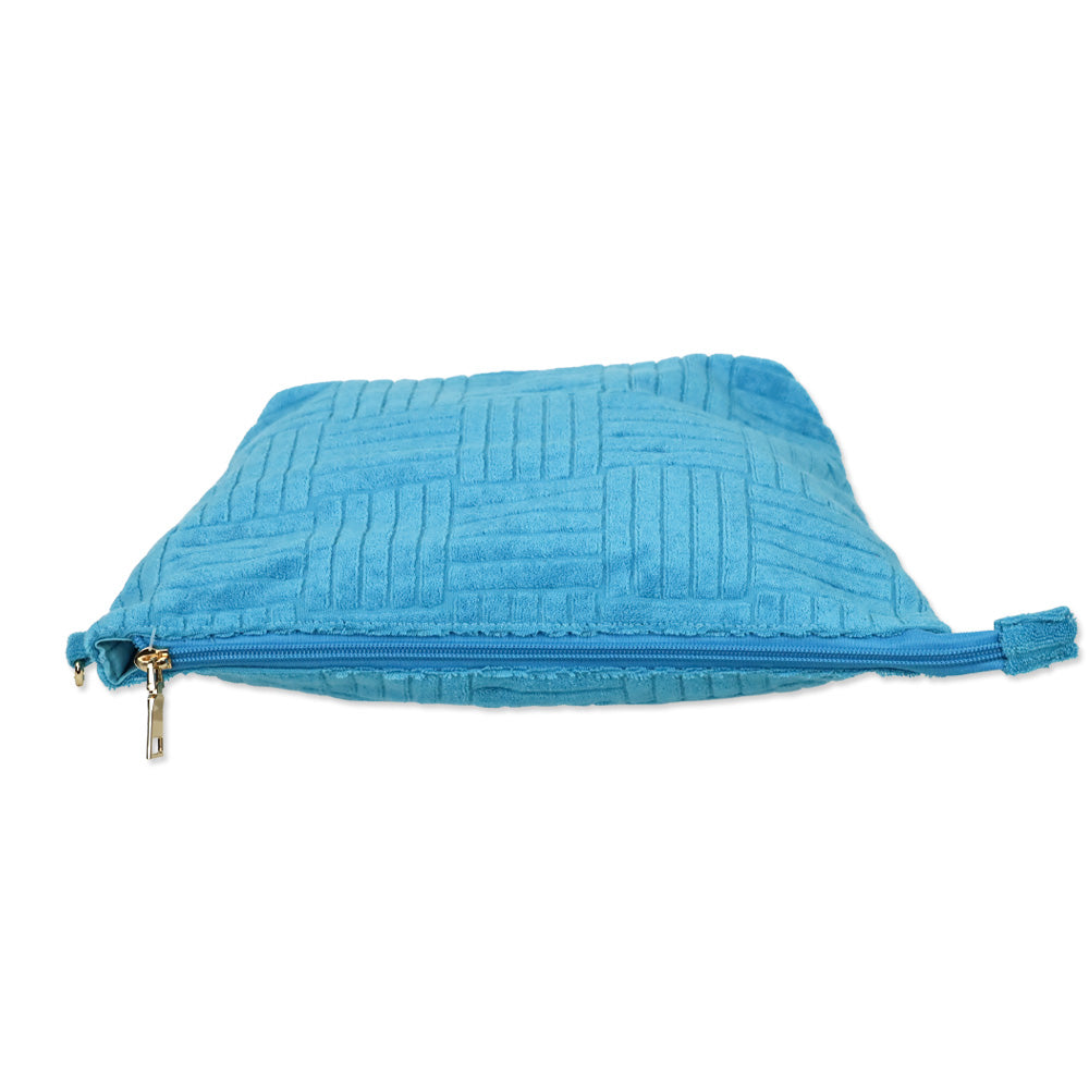 BETTE Los Angeles Azure Blue Terry Waterproof Pouch
