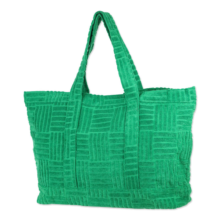 BETTE Los Angeles Lima Green Terry Weekender Tote