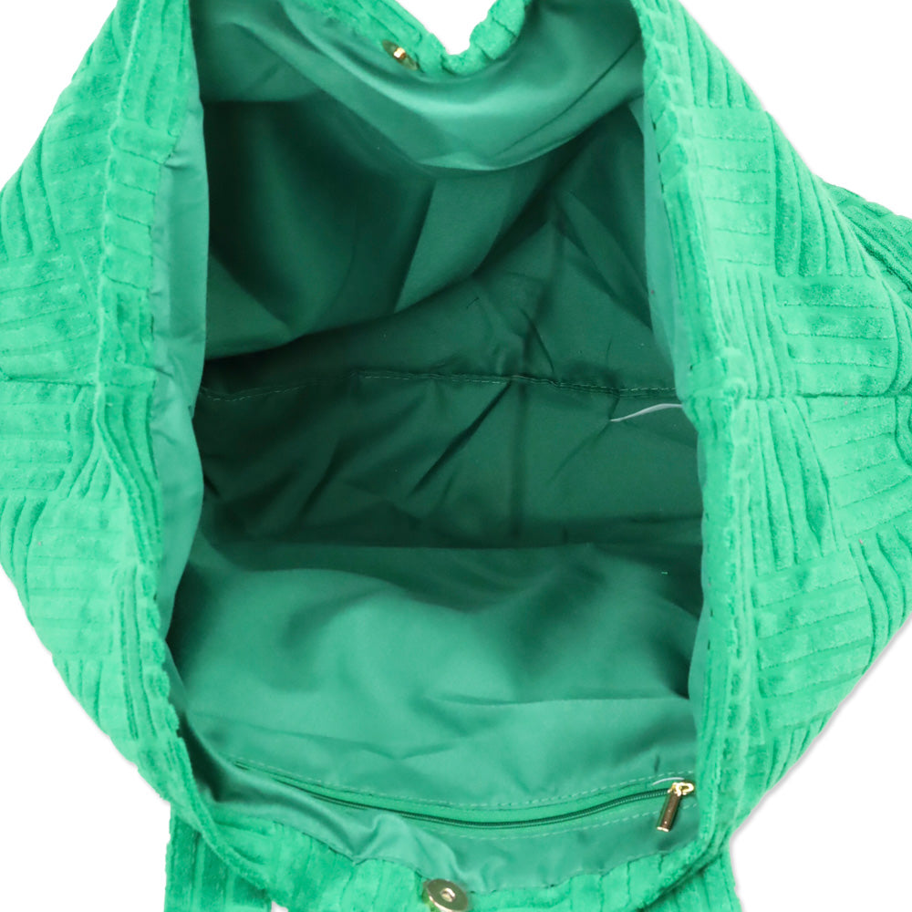 BETTE Los Angeles Lima Green Terry Weekender Tote