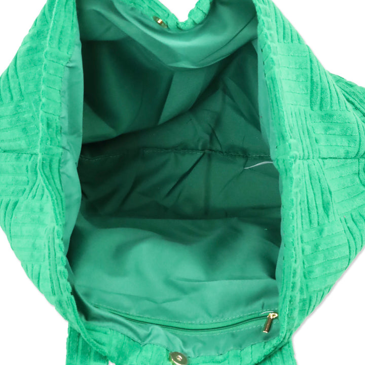 BETTE Los Angeles Lima Green Terry Weekender Tote
